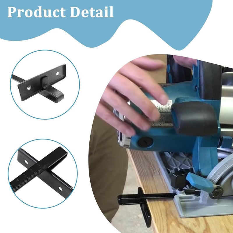 Cawla Circular Saw Guide Rip Fence Kit 164095-8 Fits For Makita Circular Saws rip fence 5621DWA, 5007NB, 5005BA, 5007NB, 5057KB, 5046DWB (1 Pcs Black) - Image 4